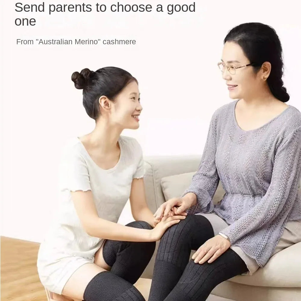 Hight Quality Cashmere Wool Knee Brace Pads KneeCap Protector Leg Warmers