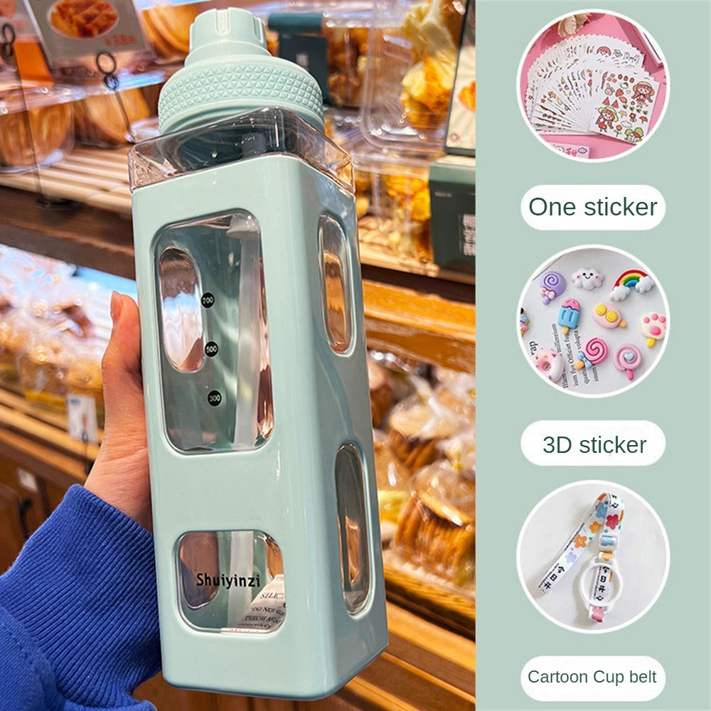Kawaii Bear Pastel Water Bottle 700ml