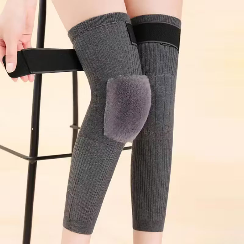 Hight Quality Cashmere Wool Knee Brace Pads KneeCap Protector Leg Warmers