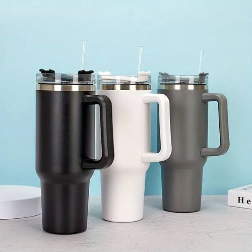 1200 ml Tumbler with Handle Straw