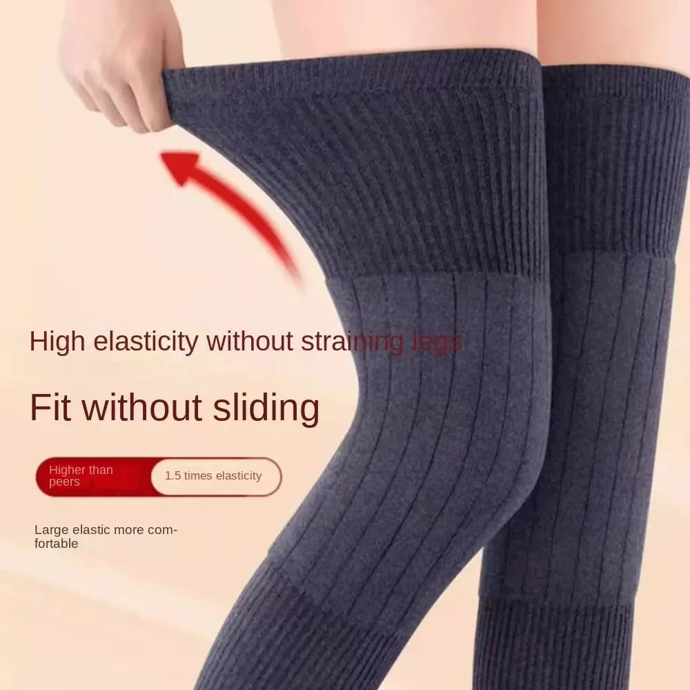 Hight Quality Cashmere Wool Knee Brace Pads KneeCap Protector Leg Warmers