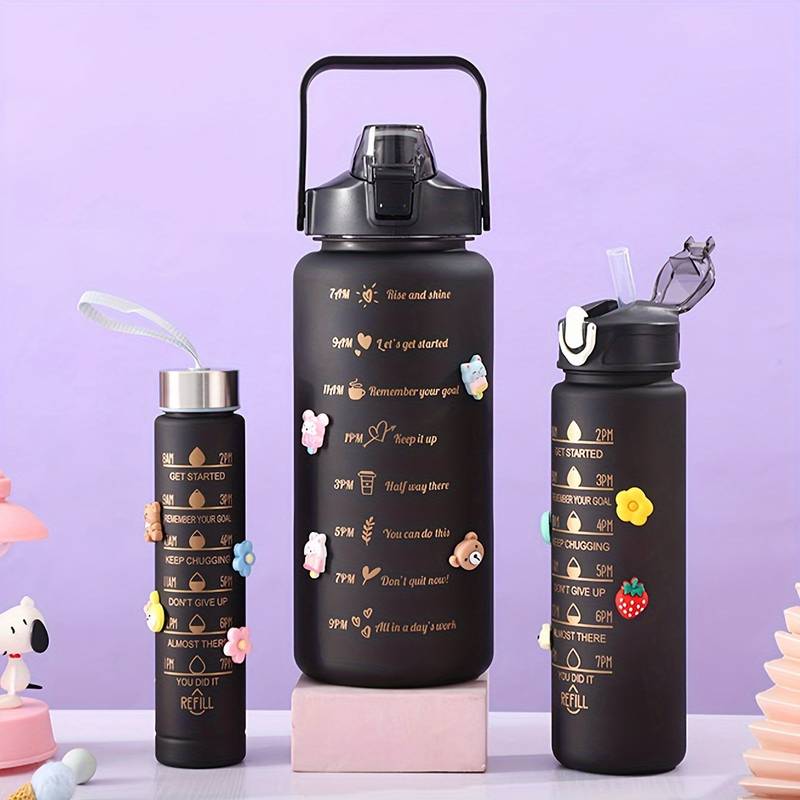 Rainbow Ombre Water Bottle Set