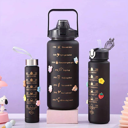 Rainbow Ombre Water Bottle Set