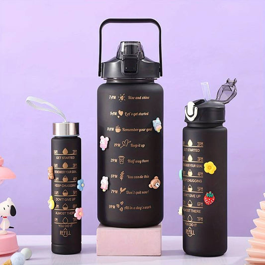 Rainbow Ombre Water Bottle Set