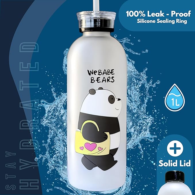 Cute Panda Water Bottle