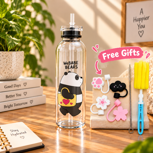 Cute Panda Water Bottle