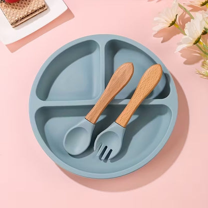 BPA-Free Baby Feeding Set – Blue