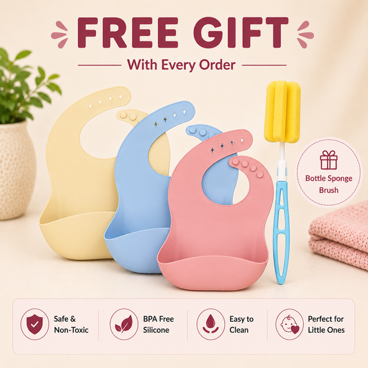 Reusable Silicone Baby Feeding Bib