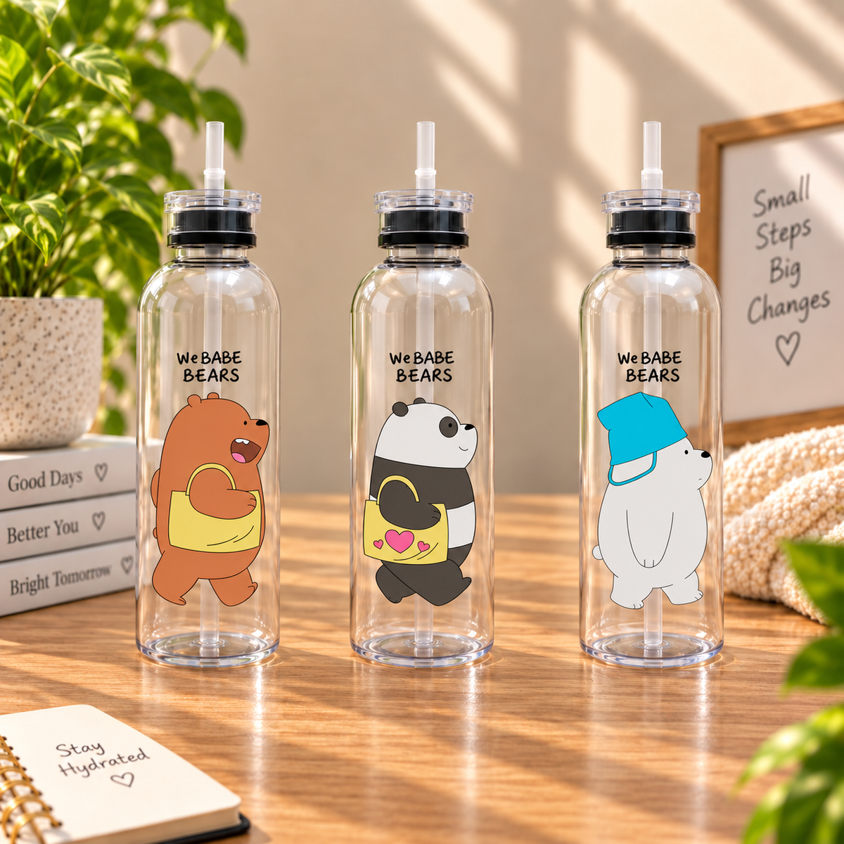 Cute Panda Water Bottle