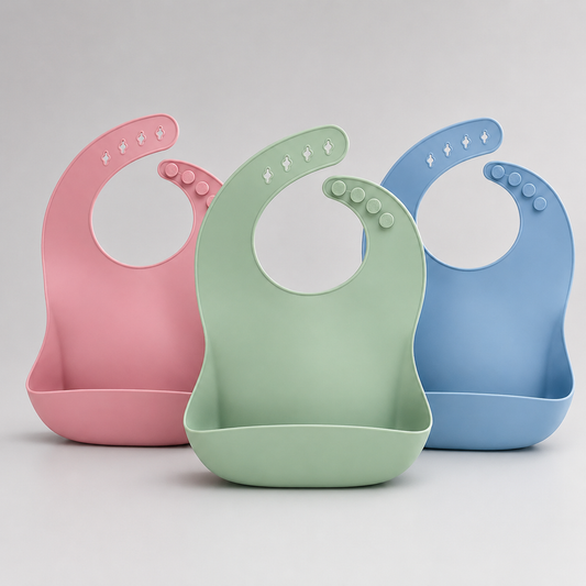 Reusable Silicone Baby Feeding Bib