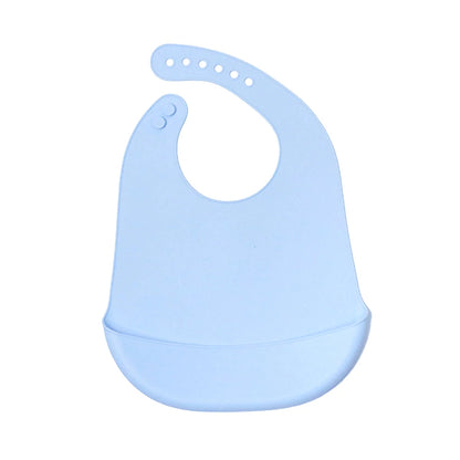 Silicone Baby Eating Bibs Easy to Clean Bibs Drooling Towel Waterproof Children Silicone Feeding Bibs