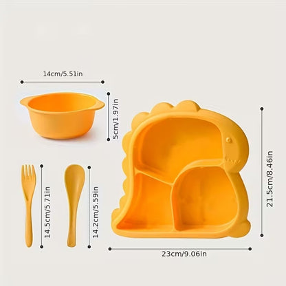 4PCS Cartoon Dinner Set