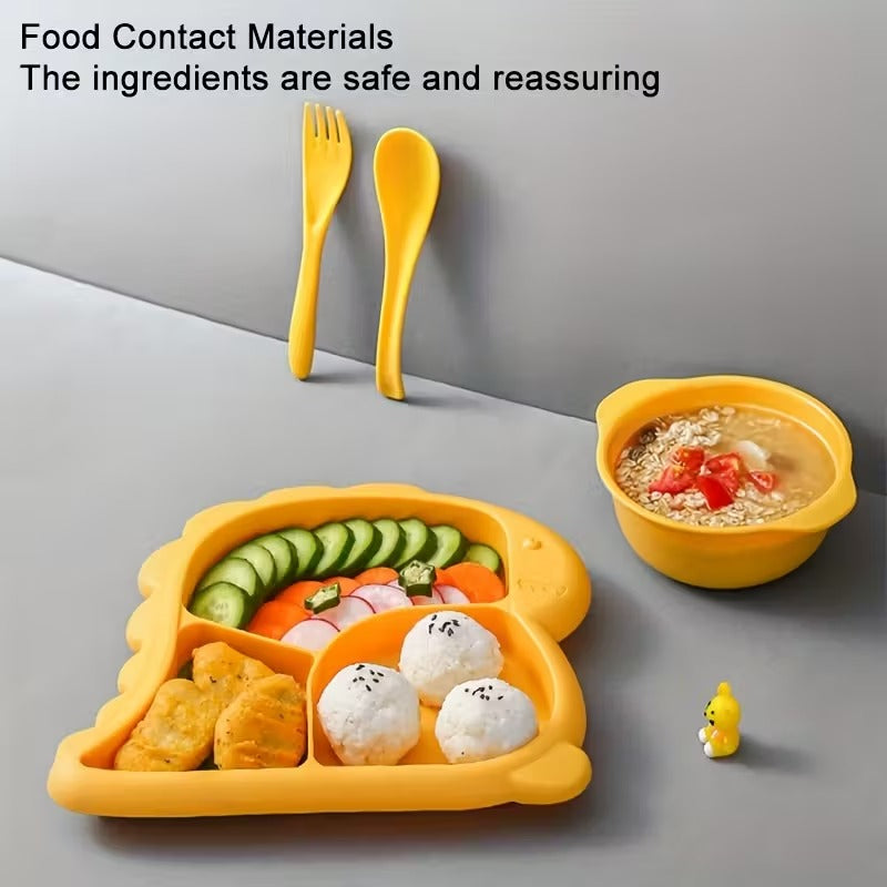 4PCS Cartoon Dinner Set