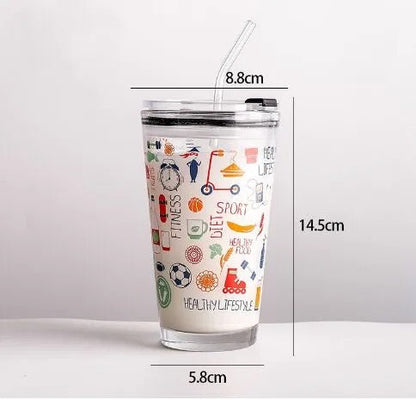 500ml Glass Coffee Cup