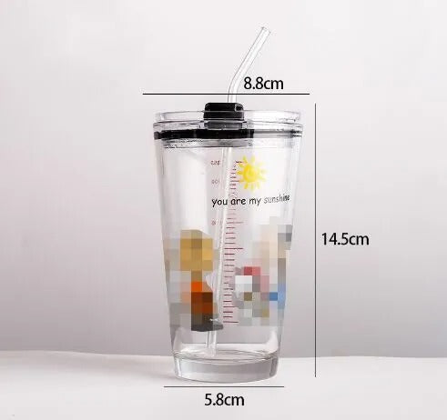 500ml Glass Coffee Cup