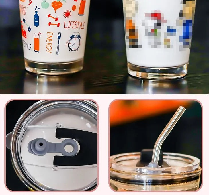 500ml Glass Coffee Cup